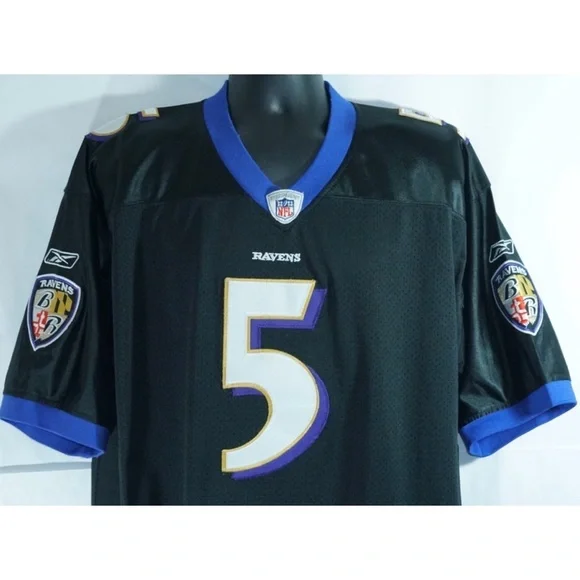 Baltimore Ravens Joe Flacco Reebok Jersey L 50 - Picture 2 of 8